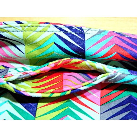 Fabletics Womens Multicolor Lima Capri Rainbow Chevron Print Leggings Size Small - Picture 4 of 9